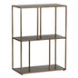 Eiffel Stylish Iron Low Etagere-Etageres-SUNPAN-Antique Brass-Small-LOOMLAN