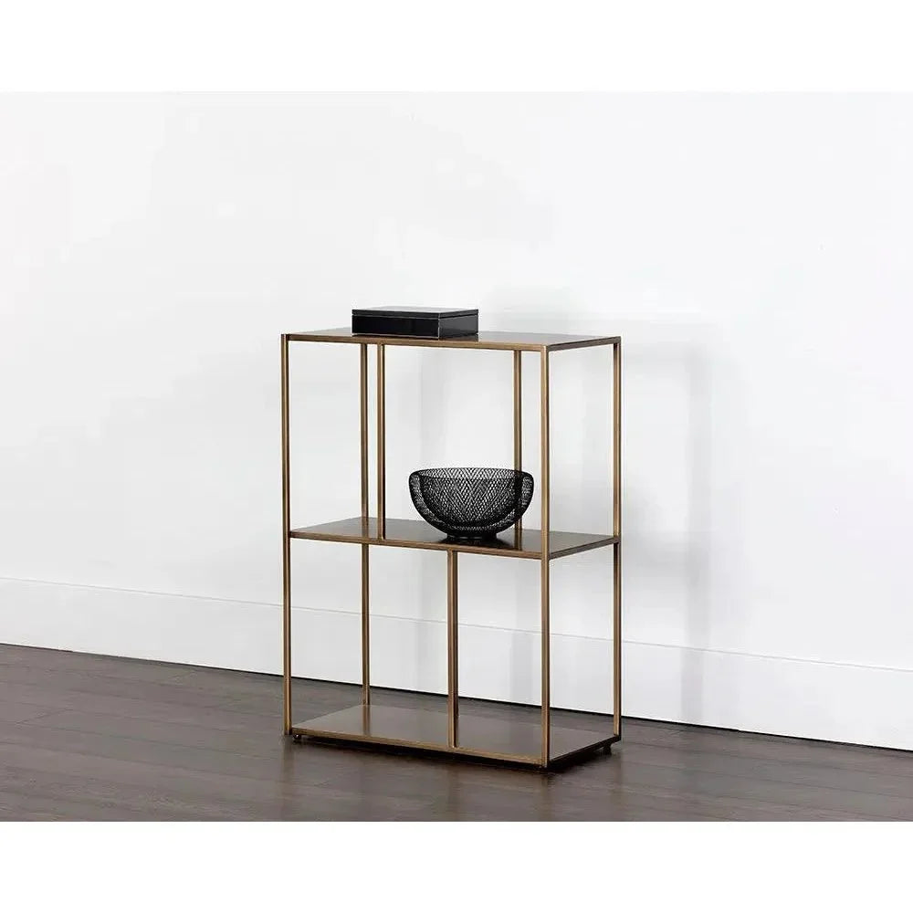 Eiffel Stylish Iron Low Etagere-Etageres-SUNPAN-LOOMLAN