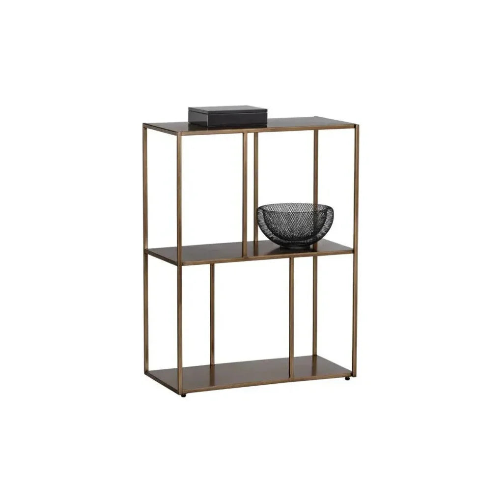 Eiffel Stylish Iron Low Etagere-Etageres-SUNPAN-LOOMLAN