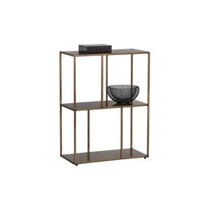 Eiffel Stylish Iron Low Etagere-Etageres-SUNPAN-LOOMLAN