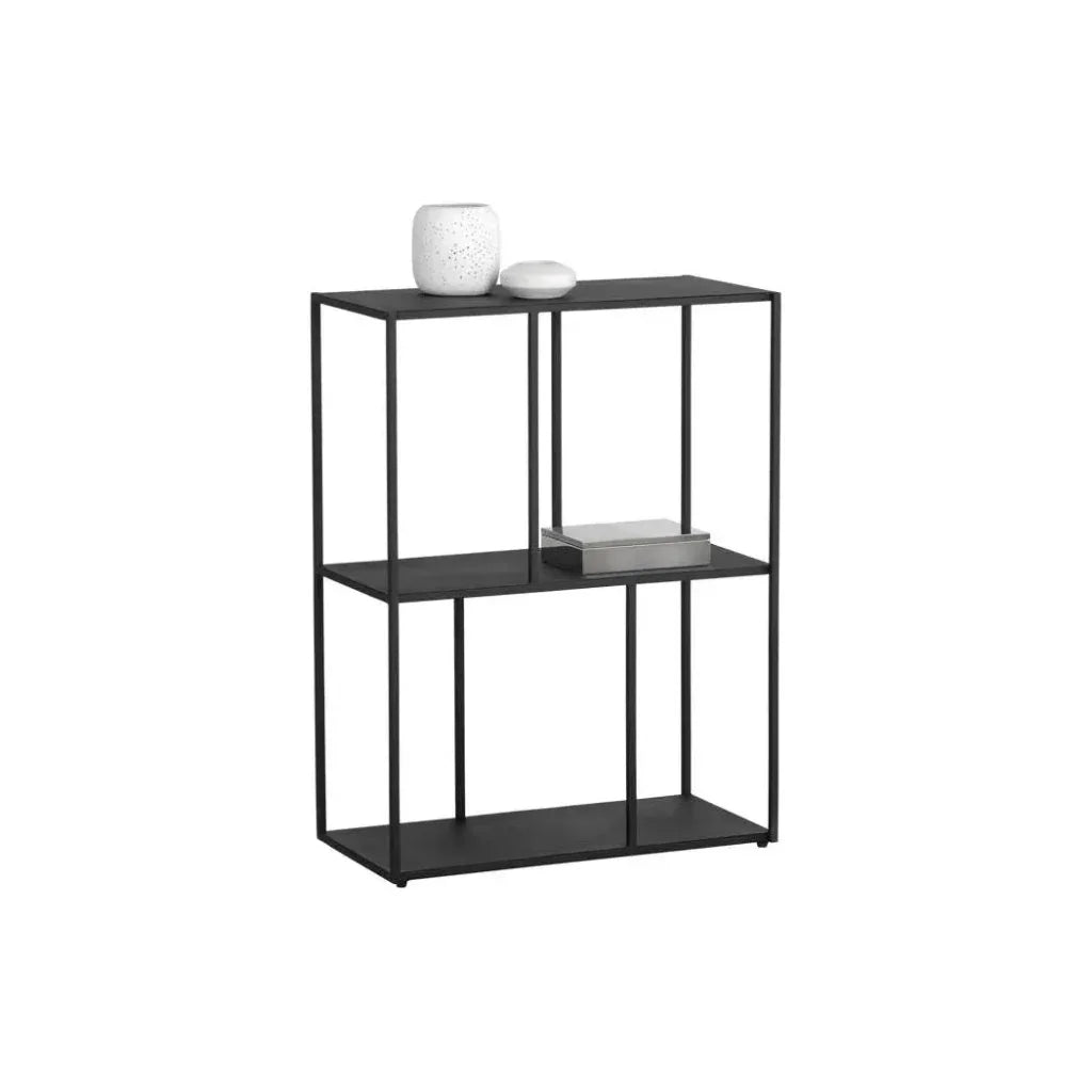 Eiffel Stylish Iron Low Etagere-Etageres-SUNPAN-LOOMLAN