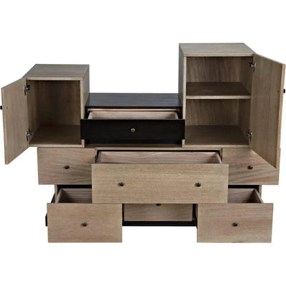 Order Wood Brown Cabinet - LOOMLAN - Noir - Accent Cabinets