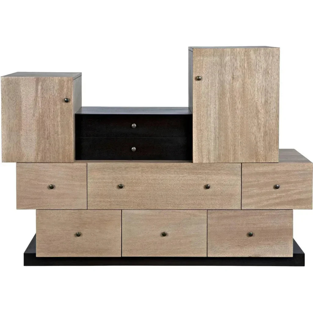 Order Wood Brown Cabinet - LOOMLAN - Noir - Accent Cabinets