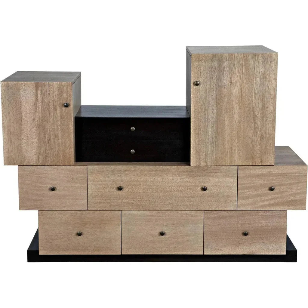 Order Wood Brown Cabinet - LOOMLAN - Noir - Accent Cabinets