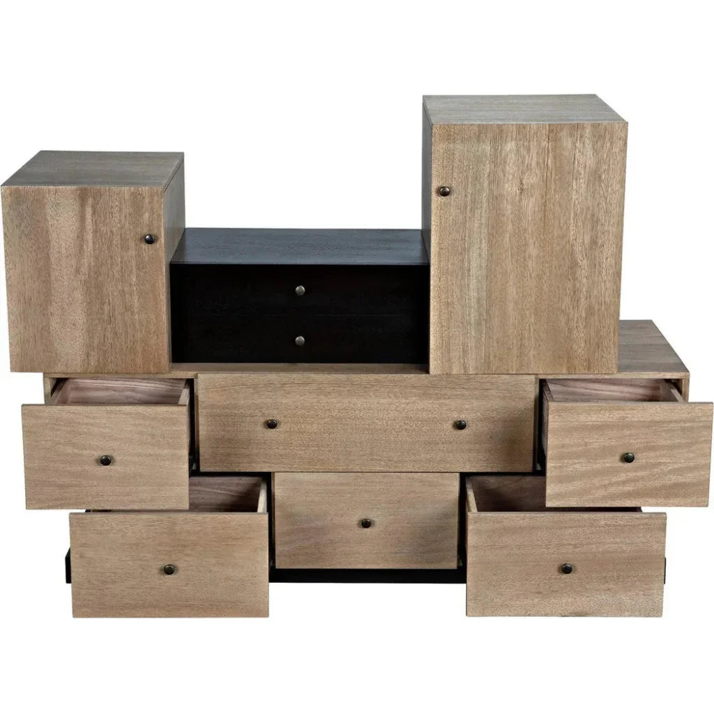 Order Wood Brown Cabinet - LOOMLAN - Noir - Accent Cabinets