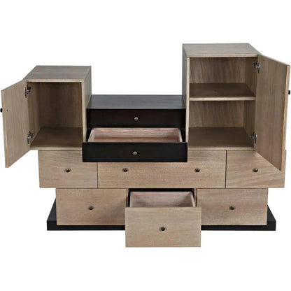 Order Wood Brown Cabinet - LOOMLAN - Noir - Accent Cabinets