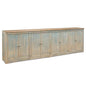 Eight Is Enough Extra Wide Sideboard Antique Blue - LOOMLAN - Sarreid - Sideboards