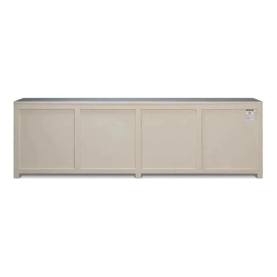 Eight Is Enough Extra Wide Sideboard Blue Grey - LOOMLAN - Sarreid - Sideboards