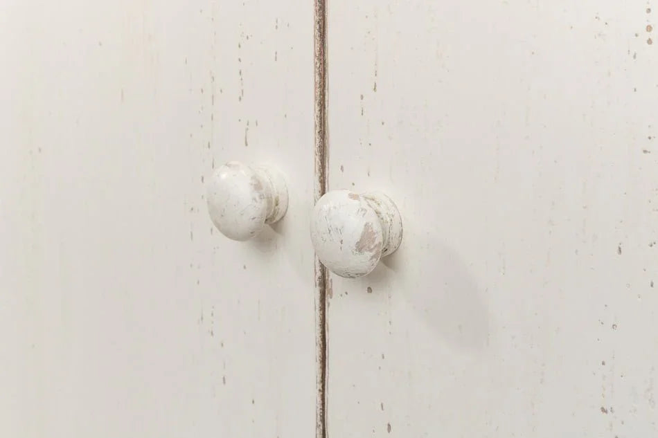 Eight Is Enough Whitewash Wood Sideboard - LOOMLAN - Sarreid - Sideboards