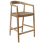 Eijnar Natural Wooden Counter Stool
