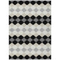 Eira Black Washable Indoor-Outdoor Rug-Outdoor Rugs-LOOMLAN Rugs-2'6" x 3'10"-LOOMLAN
