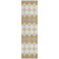 Eira Gold Washable Indoor-Outdoor Rug-Outdoor Rugs-LOOMLAN Rugs-2'3" x 7'6"-LOOMLAN