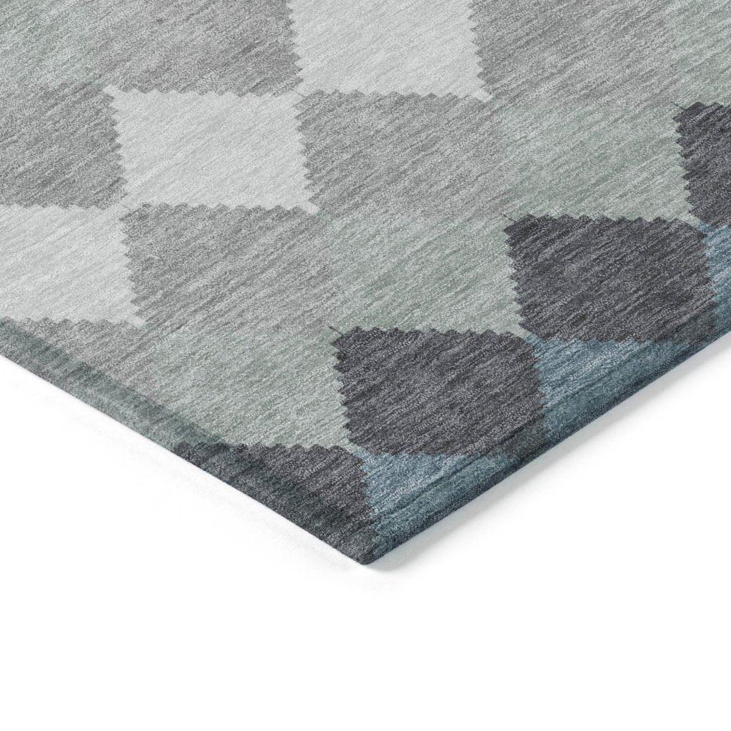 Eira Gray Washable Indoor-Outdoor Rug-Outdoor Rugs-LOOMLAN Rugs-LOOMLAN