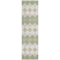Eira Green Washable Indoor-Outdoor Rug-Outdoor Rugs-LOOMLAN Rugs-2'3" x 7'6"-LOOMLAN