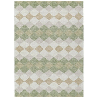 Eira Green Washable Indoor-Outdoor Rug-Outdoor Rugs-LOOMLAN Rugs-2'6" x 3'10"-LOOMLAN
