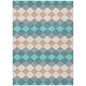 Eira Teal Washable Indoor-Outdoor Rug-Outdoor Rugs-LOOMLAN Rugs-2'6" x 3'10"-LOOMLAN