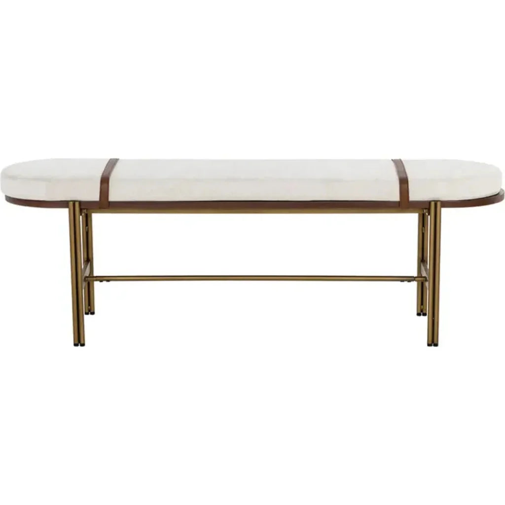 Elaine Performance Fabric Backless Bench - LOOMLAN - SUNPAN - Bedroom Benches