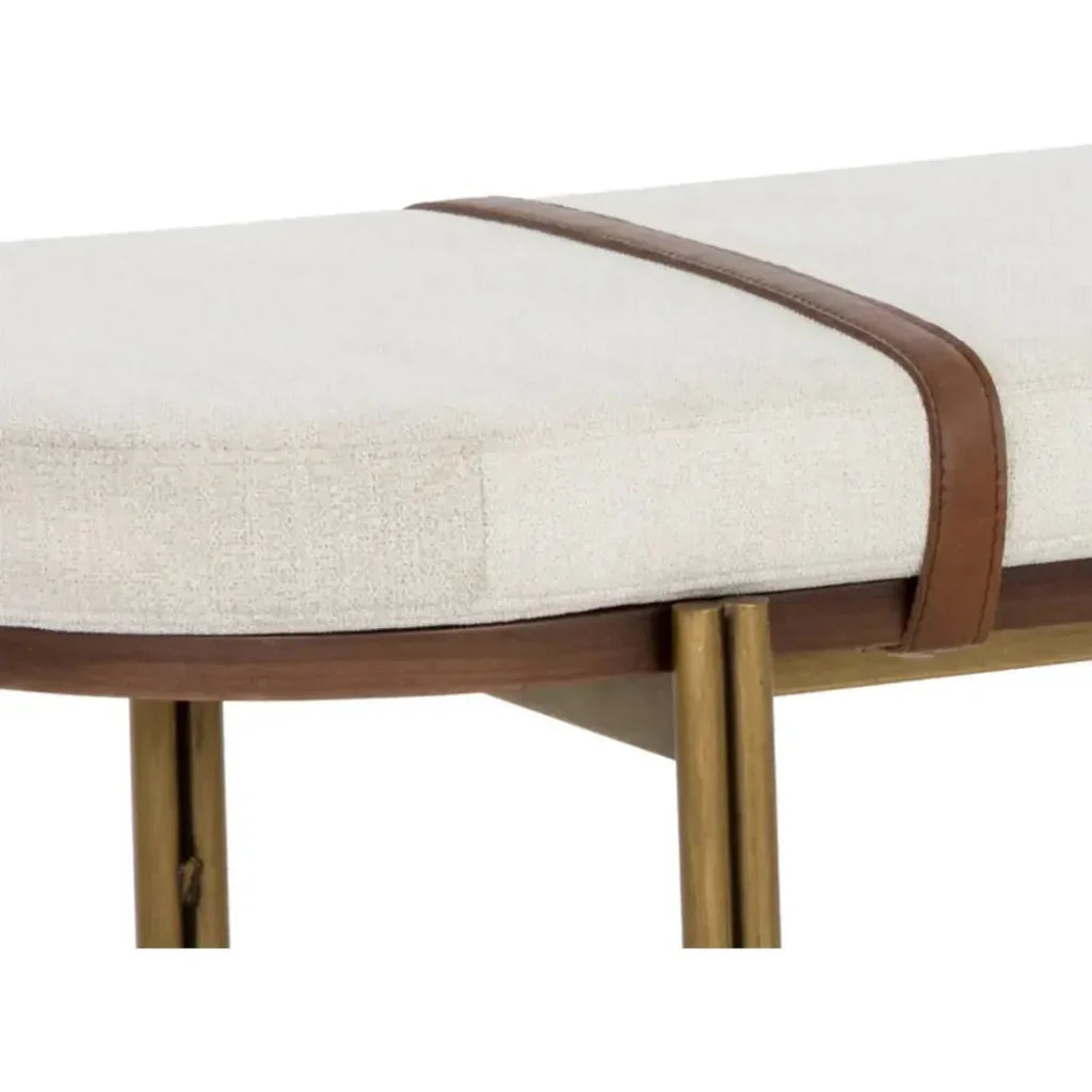 Elaine Performance Fabric Backless Bench - LOOMLAN - SUNPAN - Bedroom Benches