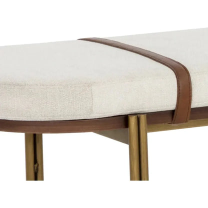 Elaine Performance Fabric Backless Bench - LOOMLAN - SUNPAN - Bedroom Benches