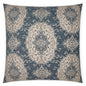 Elaine Slate Blue Throw Pillow