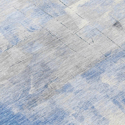 Elanor Blue Washable Indoor - Outdoor Rug - LOOMLAN - LOOMLAN Rugs - Outdoor Rugs