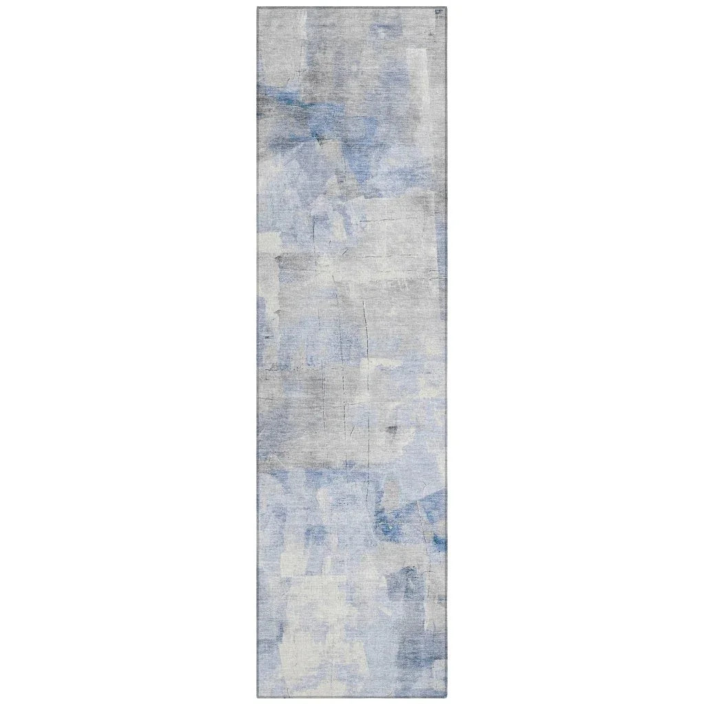 Elanor Blue Washable Indoor - Outdoor Rug - LOOMLAN - LOOMLAN Rugs - Outdoor Rugs
