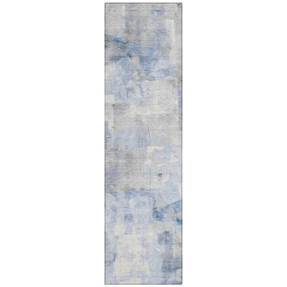 Elanor Blue Washable Indoor - Outdoor Rug - LOOMLAN - LOOMLAN Rugs - Outdoor Rugs