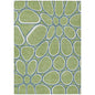 Elantra Green Washable Indoor-Outdoor Rug-Outdoor Rugs-LOOMLAN Rugs-2'6" x 3'10"-LOOMLAN