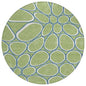 Elantra Green Washable Indoor-Outdoor Rug-Outdoor Rugs-LOOMLAN Rugs-8' x 8'-LOOMLAN