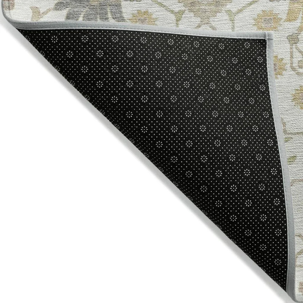 Elara Ivory Washable Indoor-Outdoor Rug-Outdoor Rugs-LOOMLAN Rugs-LOOMLAN