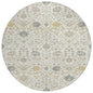 Elara Ivory Washable Indoor-Outdoor Rug-Outdoor Rugs-LOOMLAN Rugs-8' x 8'-LOOMLAN