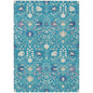 Elara Teal Washable Indoor-Outdoor Rug-Outdoor Rugs-LOOMLAN Rugs-2'6" x 3'10"-LOOMLAN