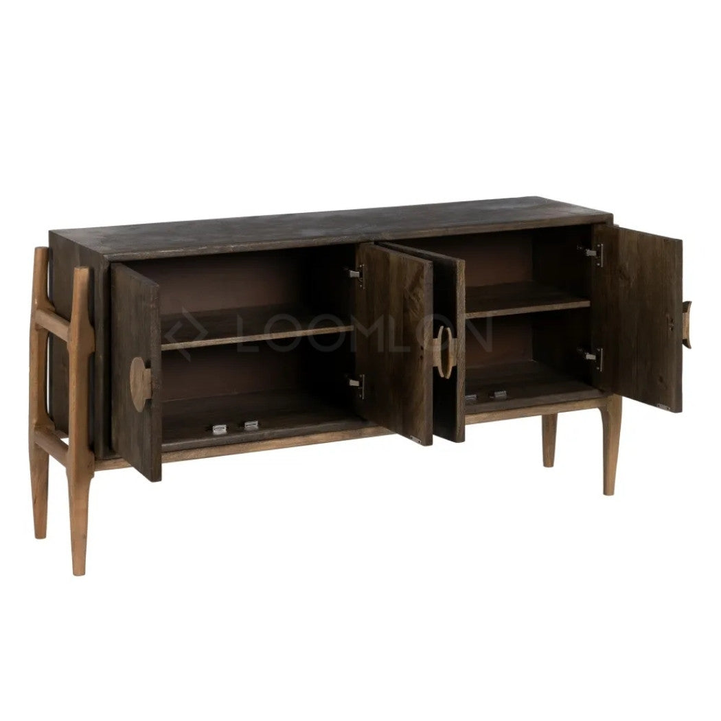 Elaran Four Doors Wood Sideboard