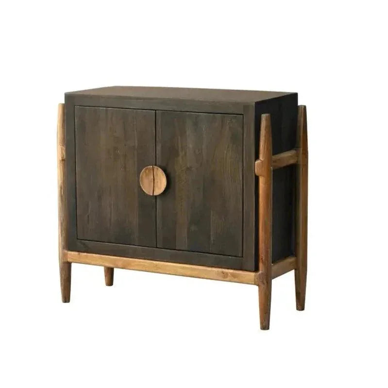 Jerrick Wooden Dark Brown Cabinet - LOOMLAN - LOOMLAN - Accent Cabinets