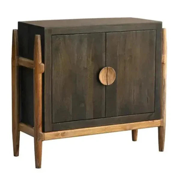 Jerrick Wooden Dark Brown Cabinet - LOOMLAN - LOOMLAN - Accent Cabinets