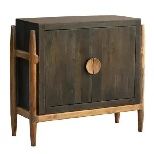 Jerrick Wooden Dark Brown Cabinet - LOOMLAN - LOOMLAN - Accent Cabinets