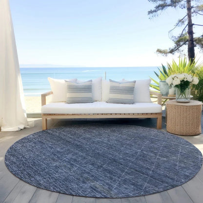 Elaria Blue Washable Indoor - Outdoor Rug - LOOMLAN - LOOMLAN Rugs - Outdoor Rugs
