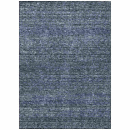 Elaria Blue Washable Indoor - Outdoor Rug - LOOMLAN - LOOMLAN Rugs - Outdoor Rugs