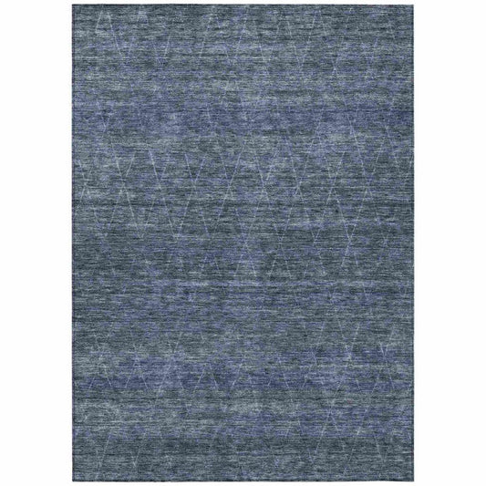 Elaria Blue Washable Indoor - Outdoor Rug - LOOMLAN - LOOMLAN Rugs - Outdoor Rugs