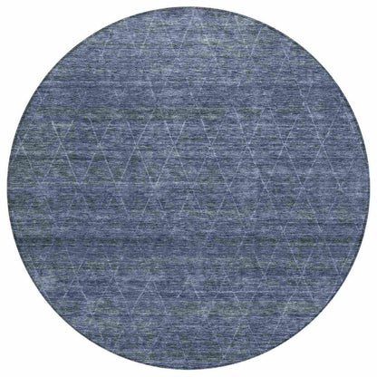 Elaria Blue Washable Indoor - Outdoor Rug - LOOMLAN - LOOMLAN Rugs - Outdoor Rugs