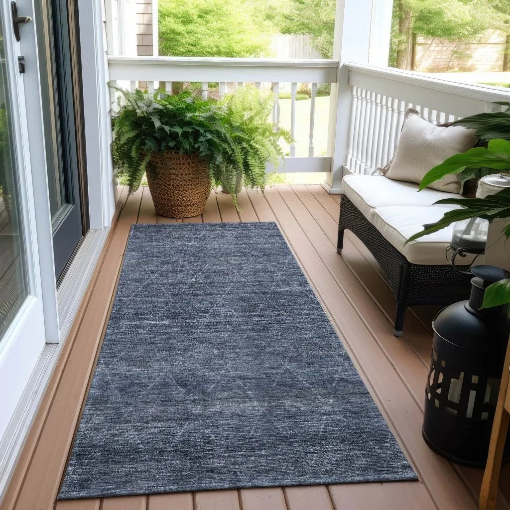 Elaria Blue Washable Indoor - Outdoor Rug - LOOMLAN - LOOMLAN Rugs - Outdoor Rugs