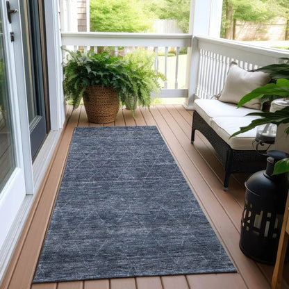 Elaria Blue Washable Indoor - Outdoor Rug - LOOMLAN - LOOMLAN Rugs - Outdoor Rugs