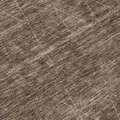 Elaria Brown Washable Indoor - Outdoor Rug - LOOMLAN - LOOMLAN Rugs - Outdoor Rugs