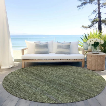 Elaria Green Washable Indoor - Outdoor Rug - LOOMLAN - LOOMLAN Rugs - Outdoor Rugs