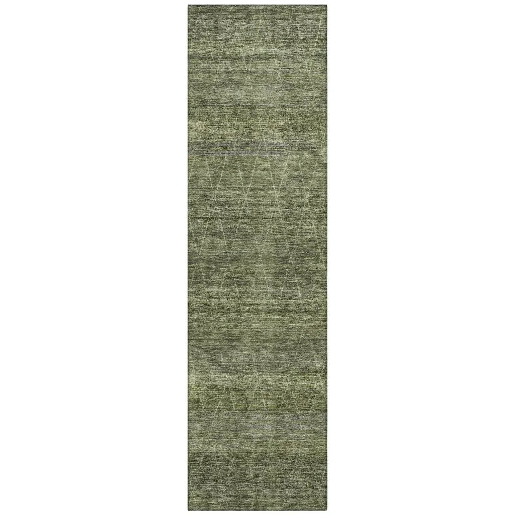 Elaria Green Washable Indoor - Outdoor Rug - LOOMLAN - LOOMLAN Rugs - Outdoor Rugs