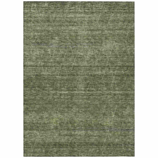 Elaria Green Washable Indoor - Outdoor Rug - LOOMLAN - LOOMLAN Rugs - Outdoor Rugs