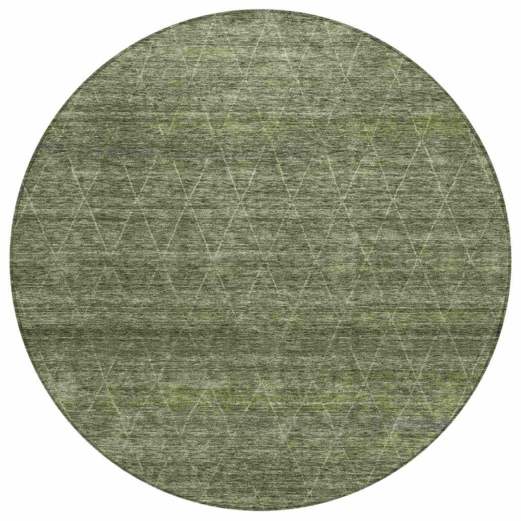 Elaria Green Washable Indoor - Outdoor Rug - LOOMLAN - LOOMLAN Rugs - Outdoor Rugs