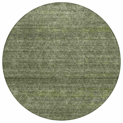Elaria Green Washable Indoor - Outdoor Rug - LOOMLAN - LOOMLAN Rugs - Outdoor Rugs