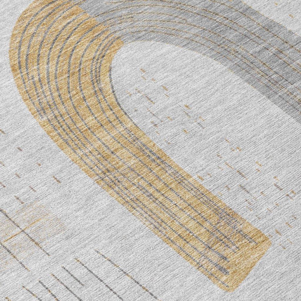 Elas Gray Washable Indoor - Outdoor Rug - LOOMLAN - LOOMLAN Rugs - Outdoor Rugs