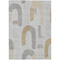 Elas Gray Washable Indoor - Outdoor Rug - LOOMLAN - LOOMLAN Rugs - Outdoor Rugs